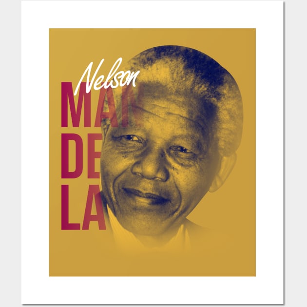 Mandela The  Father of The Nation Wall Art by pentaShop